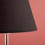 Opviq Lámpara de Mesa AYD-3404 Negro y Plata